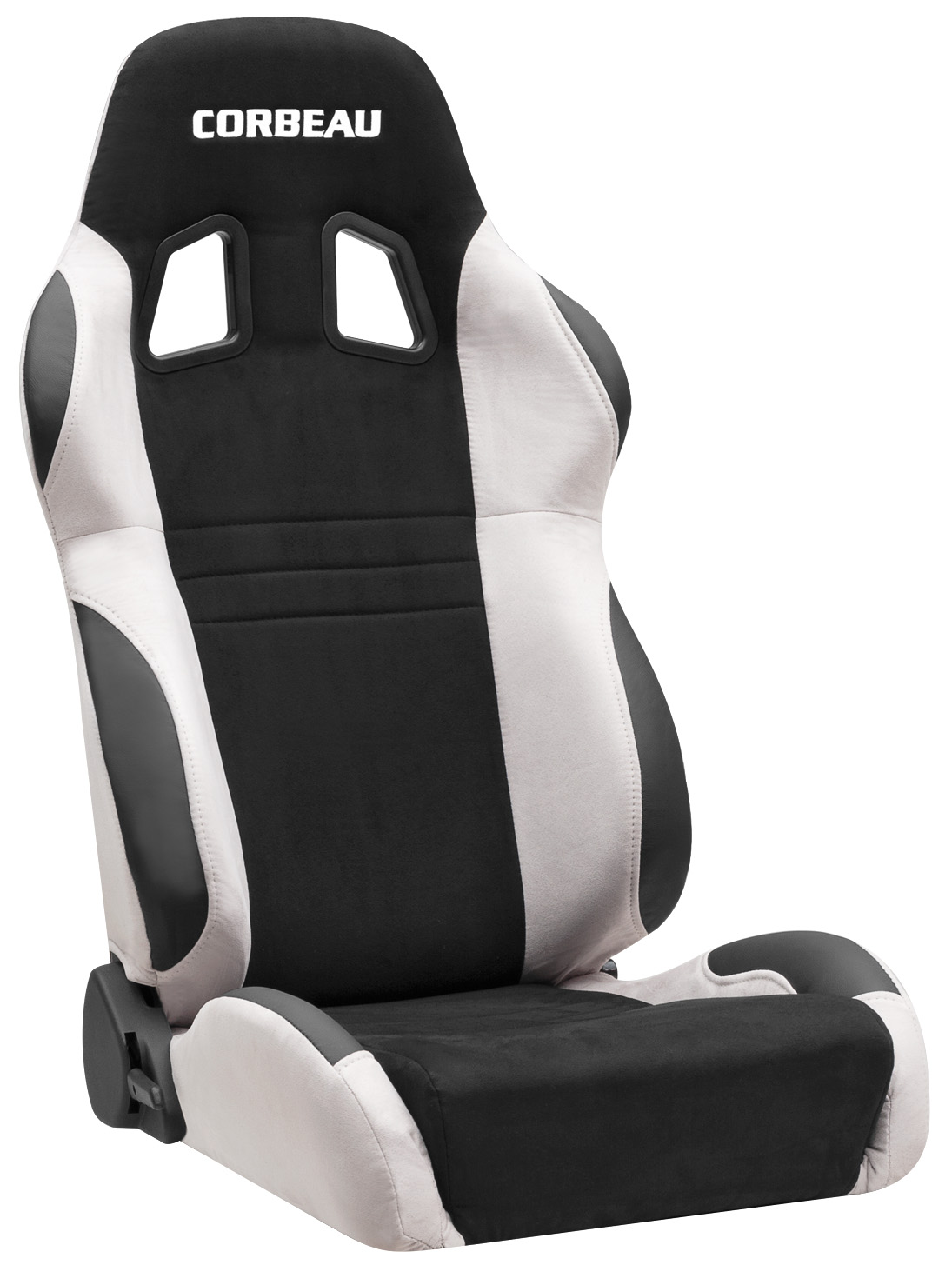 Corbeau A4 Racing Seat, Grey / Black Microsuede, S60099PR